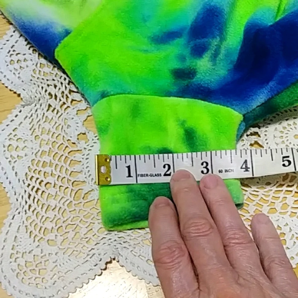 Tie Dye pattern Doggie hoodie, size small